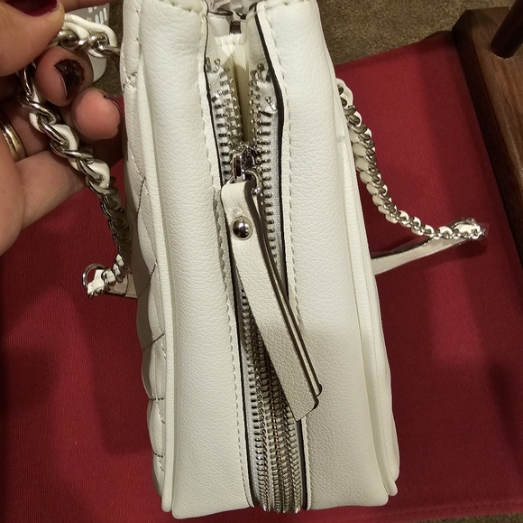 INC International Concepts Deliz Chain Shoulder Bag White NWT! - Picture 12 of 13